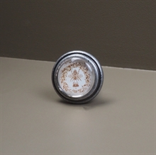 Grey flat knob